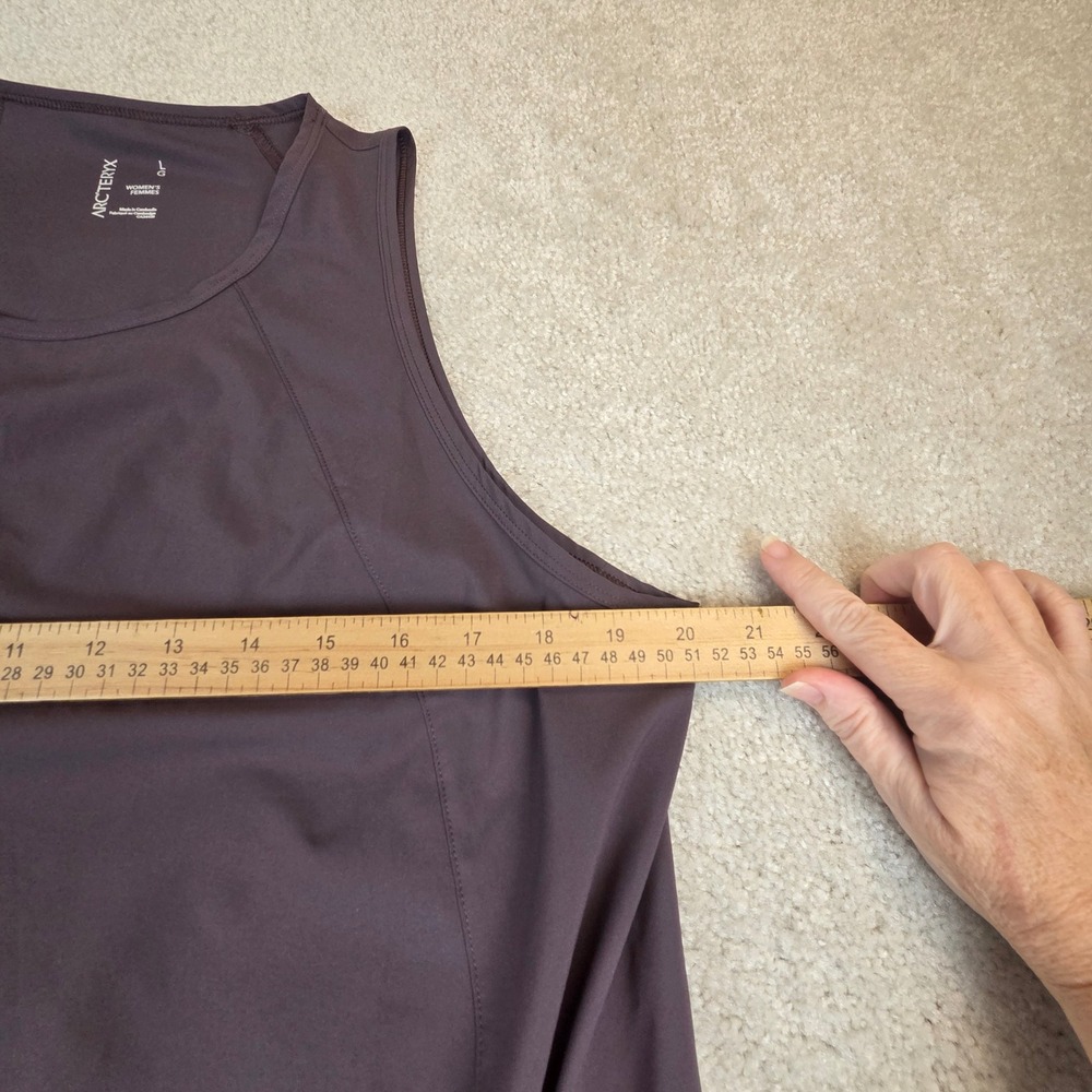 Arc'teryx Contenta Dress Women's Large Dark Plum Gray Sleeveless - Picture 6 of 8
